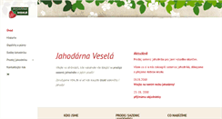 Desktop Screenshot of jahodarnavesela.cz