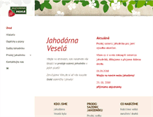 Tablet Screenshot of jahodarnavesela.cz